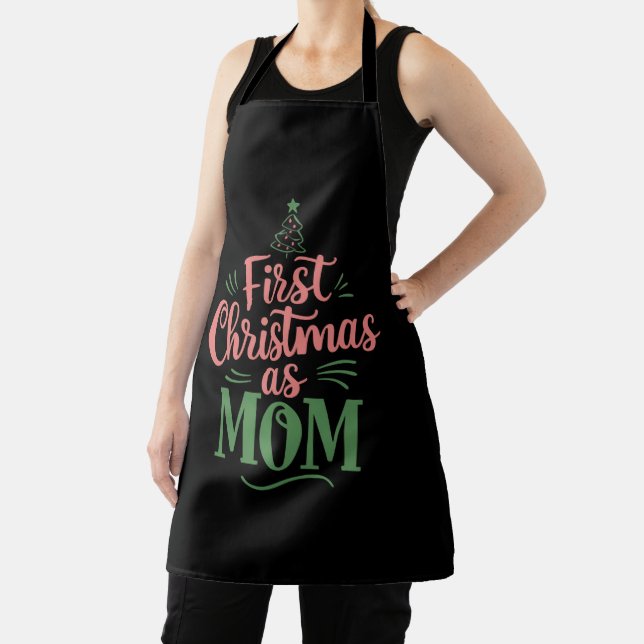 Tablier Premier Noël Comme Maman Mémoriser Noël (Insitu)