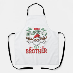 Tablier Premier Noël en tant que frère Santa Gnome