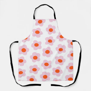 Tablier Preppy rose rouge hippie Motif