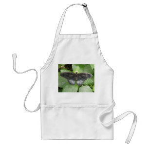 Tablier Pretty Tropical Butterfly and Flowers Apron
