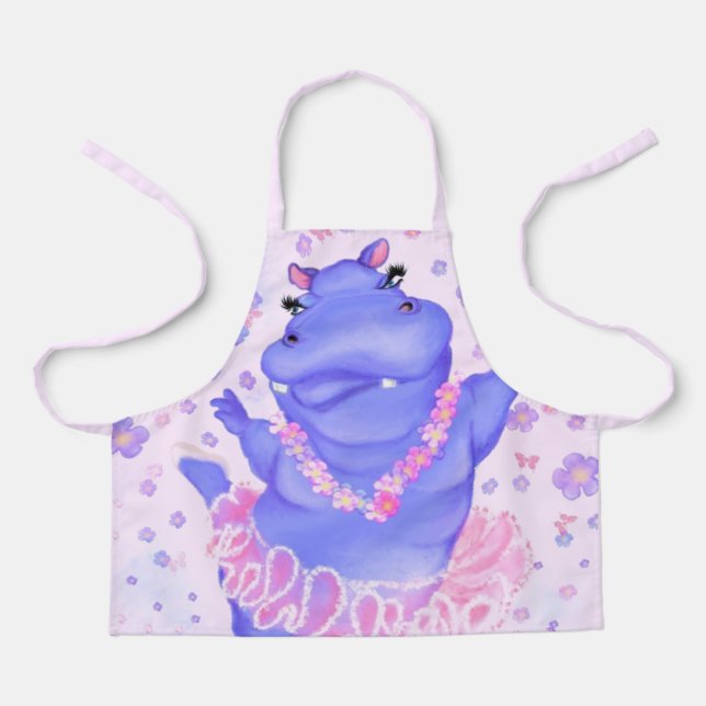 Tablier Prima Ballerina Hippo Apron (Recto)