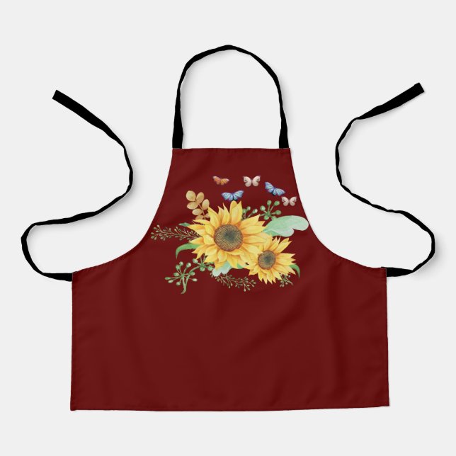 Tablier printemps de tournesol (Recto)