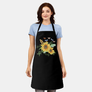 Tablier printemps de tournesol
