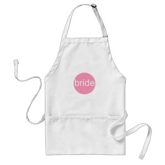 Tablier Produits roses de jeune mariée de point