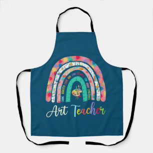 Tablier Professeur d'art Rainbow Soin dédié à l'amour