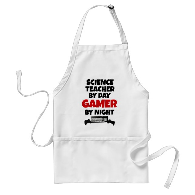 Tablier Professeur de Sciences par le Gamer de jour par (Devant)