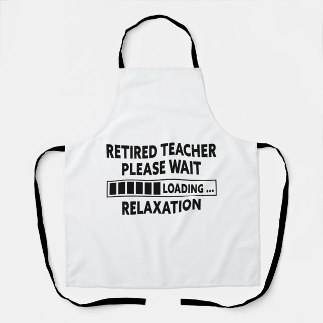 Tablier Professeur Retraité, Drôle cadeau de retraite pour (Recto)