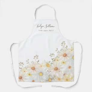 Tablier professionnel de beauté Daisies