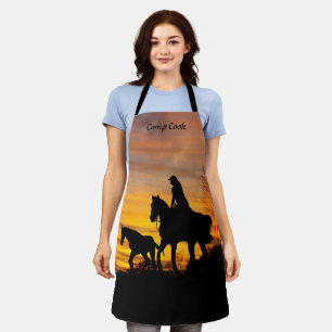 Tablier Promenade à cheval Sunset Cowgirl Apron