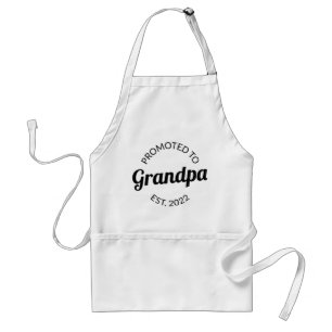 Tablier Promoted To Grandpa Est. 2022 I