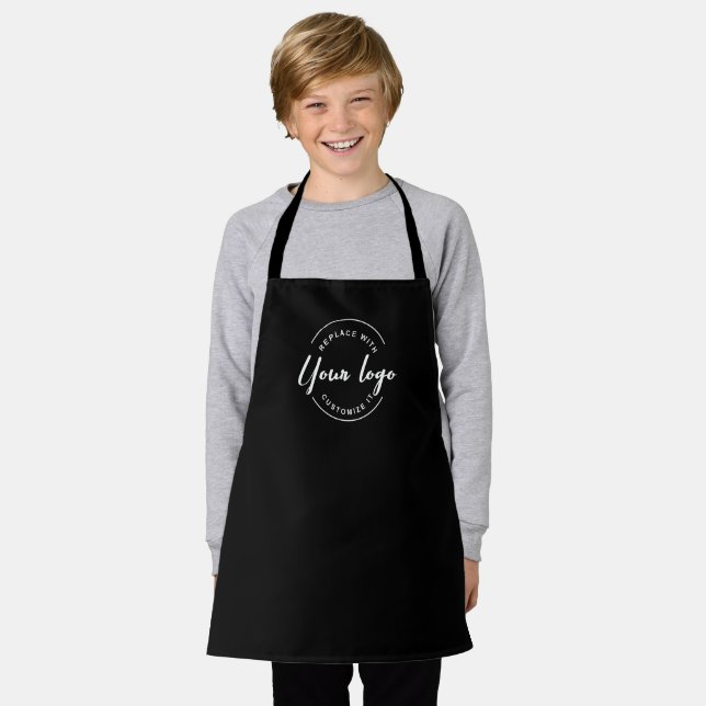 Tablier Promotion professionnelle personnalisée Logo blanc (Porté)