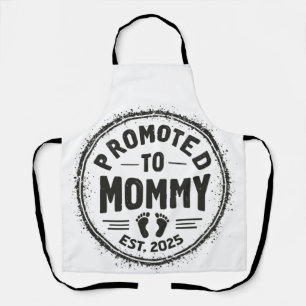 Tablier Promu à Mommy Est. faire-part de grossesse 2025