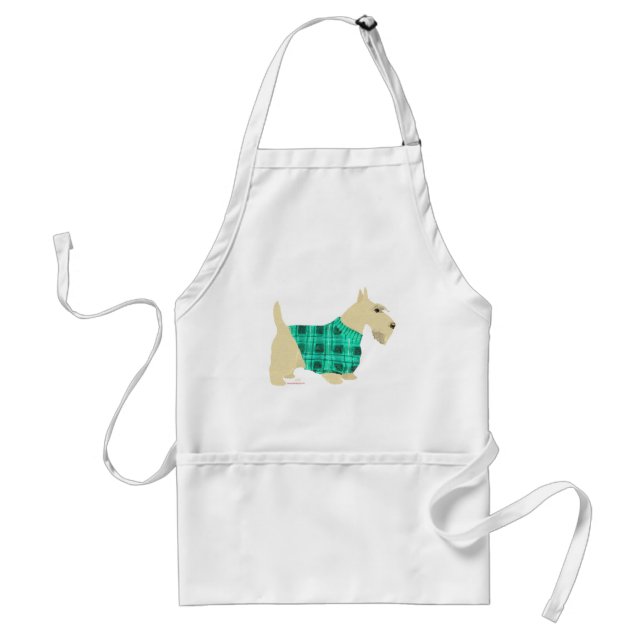 Tablier Pullover pour Scottish Terrier roux (Devant)