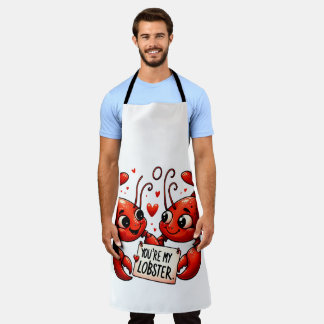 Tablier Puns d'amour du homard