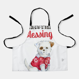 Tablier Puppy de Christmas