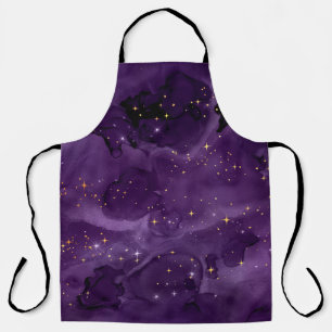 Tablier Purple Galaxy Series Design 8