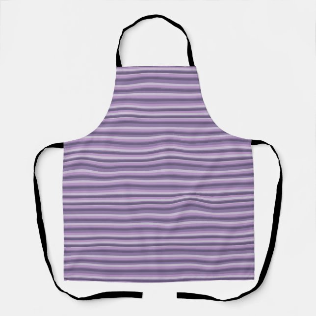 Tablier Purple stripes (Recto)