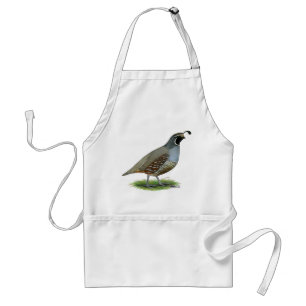 Tablier Quail de la Californie