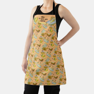 Tablier quand la vie vous donne des citrons motif