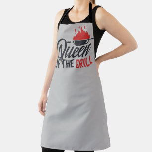 Tablier Queen of the grill BBQ party