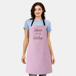 Tablier Queen of the Kitchen Light Pink Apron