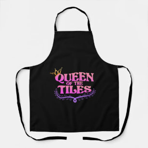 Tablier Queen of Tiles Mahjong Joueur Jeux Femmes