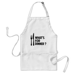Tablier Qu'est-ce pour le dîner