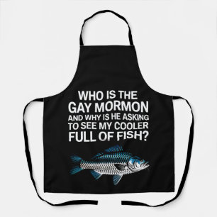 Tablier Qui est le poisson drôle gay Mormon LGBTQ Pride