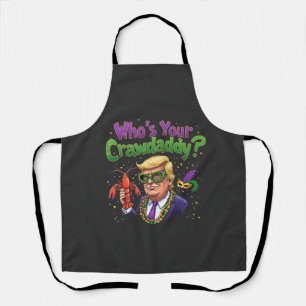 Tablier Qui est ton père ? Trump Mardi Gras