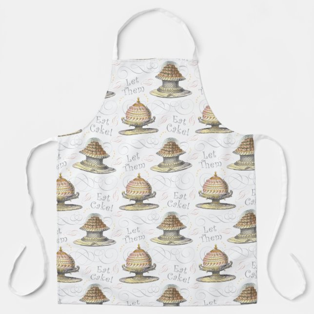 Tablier Qu'ils mangent du gâteau Chef pâtissier Drôle fran (Recto)
