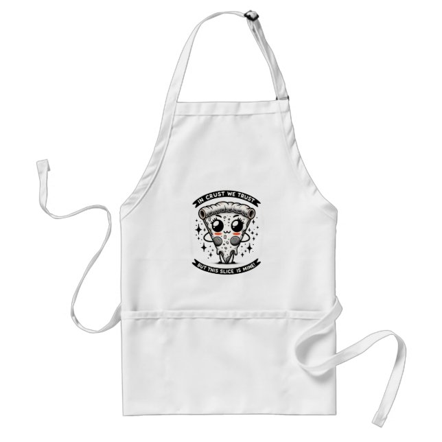 Tablier Quirks culinaires - "En Crust nous faisons confian (Devant)