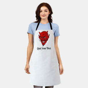 Tablier Quittez votre régime diététique Satan