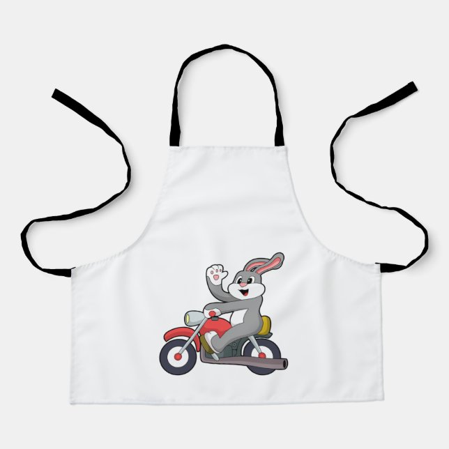 Tablier Rabbit en tant que Biker avec Motorcycle.PNG (Recto)