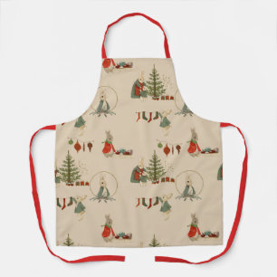 Tablier Rabbit Peter fêtes de Noël Apron