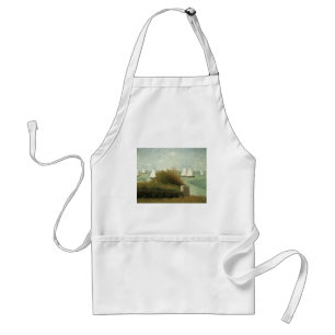Tablier Rade de Grandcamp de Georges Seurat, Art ancien