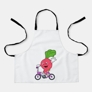 Tablier Radis avec Bicyclette