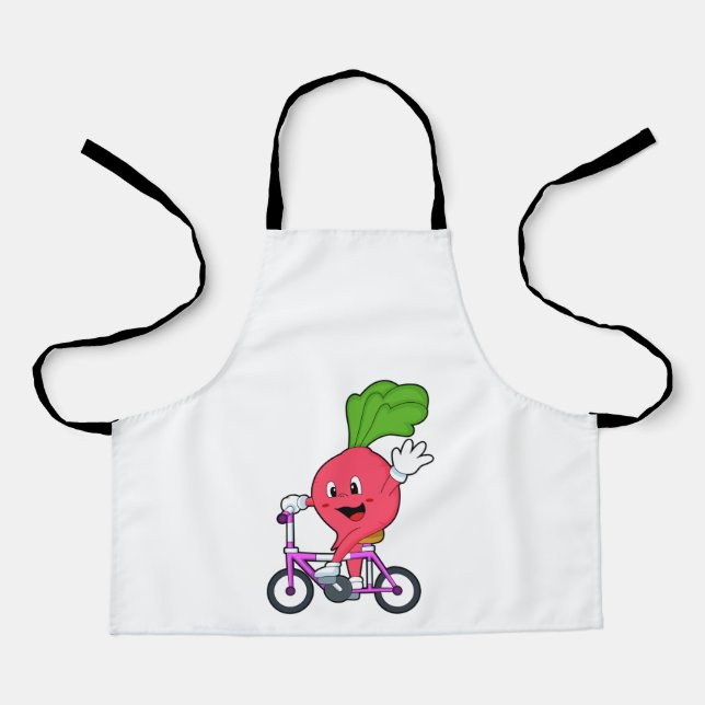 Tablier Radish avec vélo (Recto)