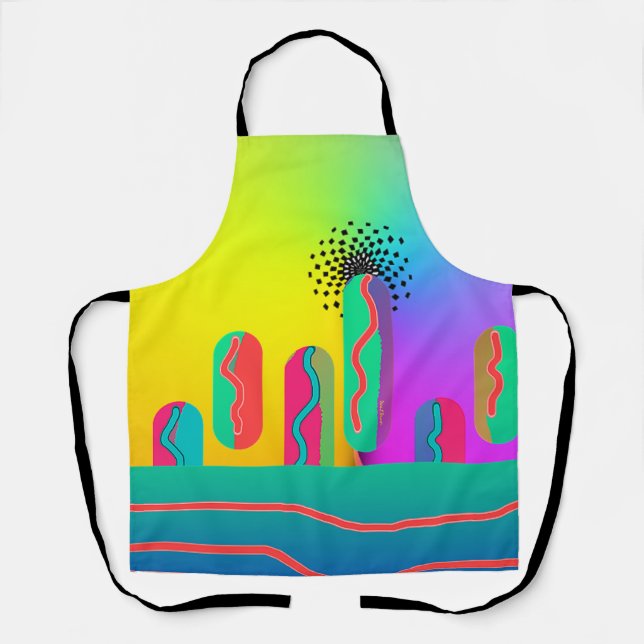 Tablier Rainbow Geo Bold Medium (Recto)