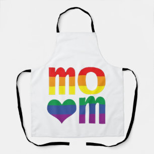 Tablier Rainbow LGBT Pride Mois Fête des mères LGBT