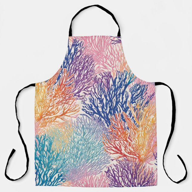 Tablier Rainbow Sea Fan Garden - Apron (Recto)