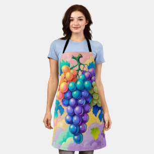 Tablier Raisins colorés