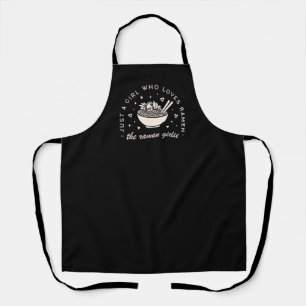 Tablier Ramen noodles amoureux fille drôle humour citation