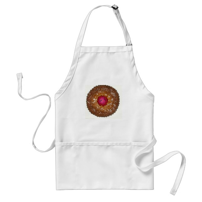 Tablier Raspberry Linzer Torte Allemand Christmas Cookie (Devant)