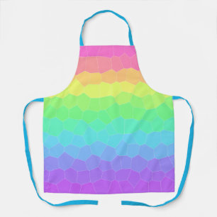 Tablier Rayon géométrique arc-en-ciel lumineux