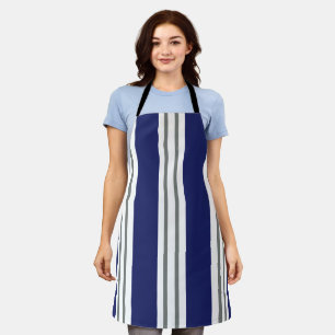 Tablier Rayures Bleues et Blanches Côtières
