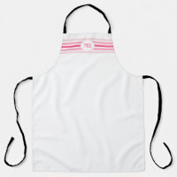 Rayures minimalistes monogrammées rétro