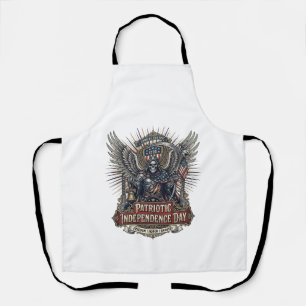 Tablier Reaper Chrome Patriotique Squelette de Patriote So