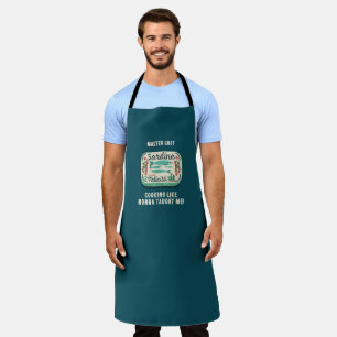 Tablier Recettes de Sardine Whimsical Nonna Master Chef