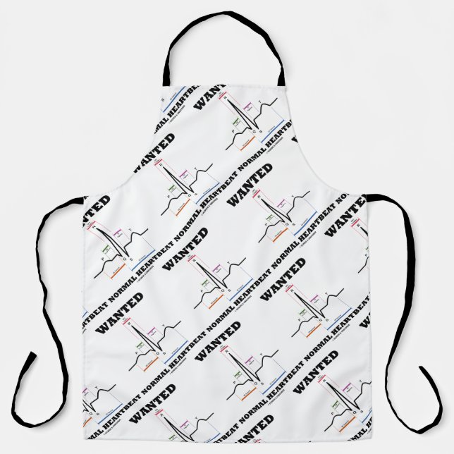 Tablier Recherché Normal Hearbeat Sinus Rhythm ECG EKG (Recto)