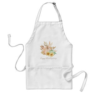 Tablier Récolte aquarelle sur mesure Thanksgiving